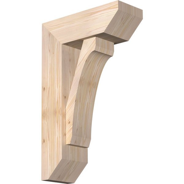 Legacy Slat Smooth Bracket w/ Offset Brace, Douglas Fir, 7 1/2